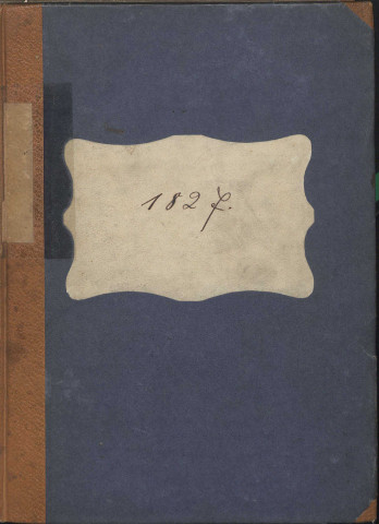 Registre d'État Civil 1827