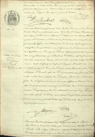 Registre d'État Civil 1862