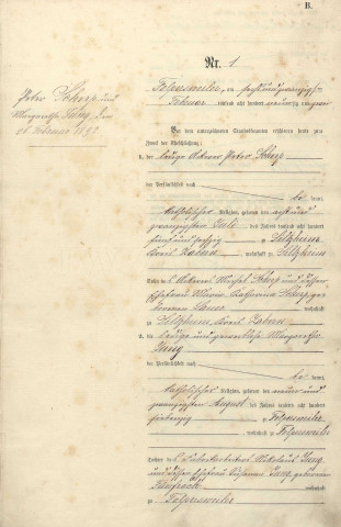 Registre des mariages 1892-1901