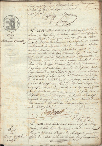 Registre d'État Civil 1839