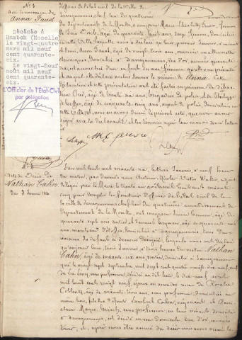 Registre d'État Civil 1866