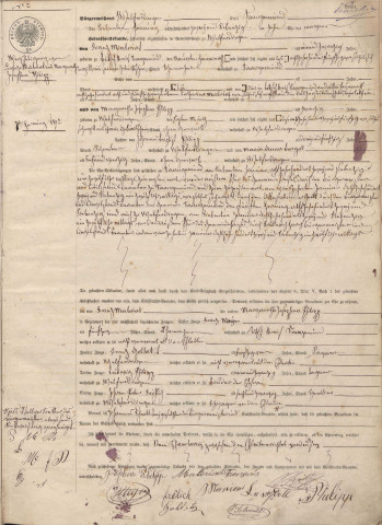 Registre des mariages 1872-1875