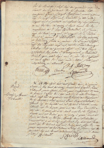 Registre d'État Civil 1838