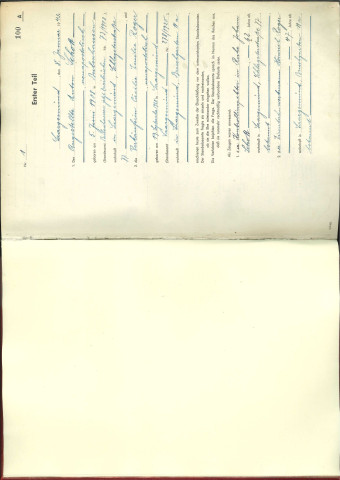 Registre des mariages 1943