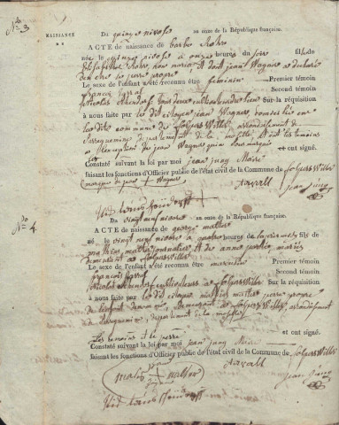 Registre d'État Civil 1803-1812
