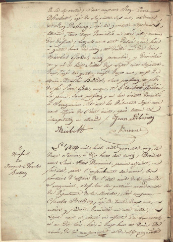 Registre d'État Civil 1845