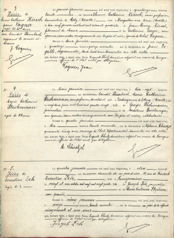 Registre des décès 1925-1926