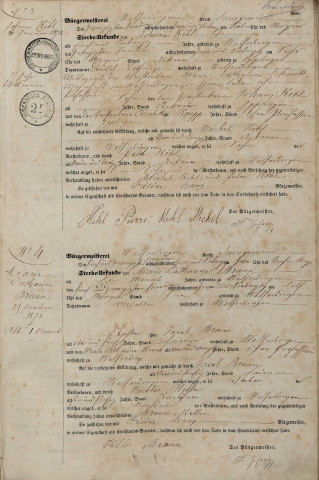 Registre des décès 1872-1882