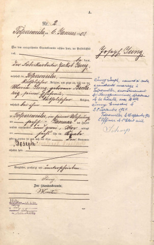 Registre des naissances 1902-1911
