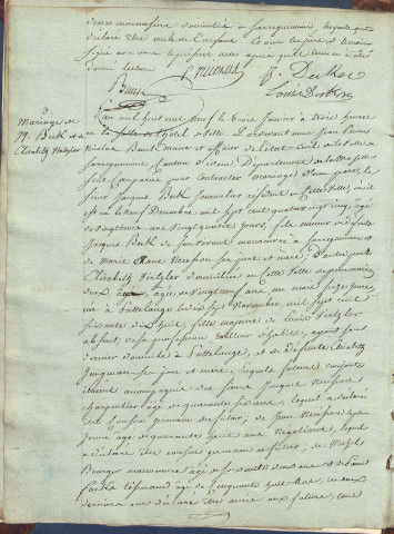 Registre d'État Civil 1809