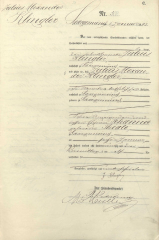 Registre des décès 1893
