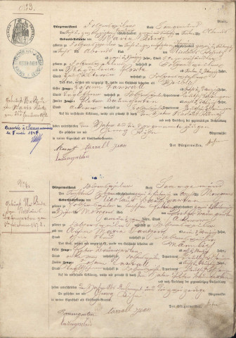 Registre des naissances 1872-1881