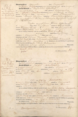 Registre des décès 1872-1881
