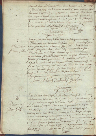 Registre d'État Civil 1820