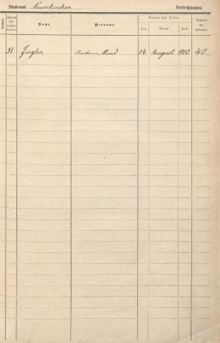 Registre des décès 1902-1911
