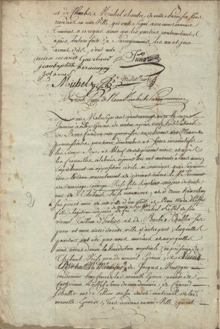 Registre des mariages 1791-1794