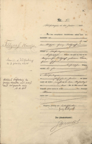 Registre des naissances 1883-1887
