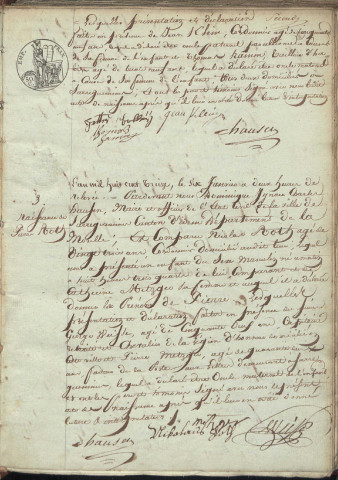 Registre d'État Civil 1813