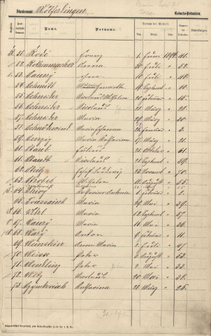 Registre des naissances 1894