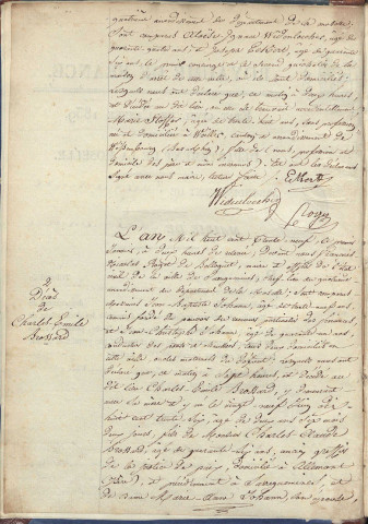Registre d'État Civil 1839