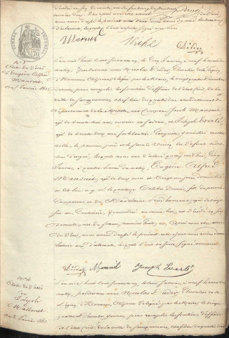Registre d'État Civil 1861