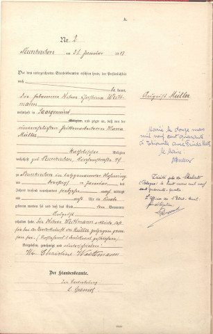 Registre des naissances 1917-1919