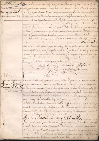Registre d'État Civil 1871