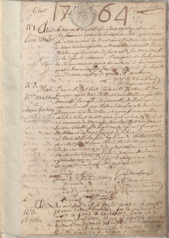 Registre 1764-1768