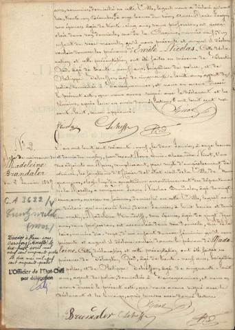 Registre d'État Civil 1869