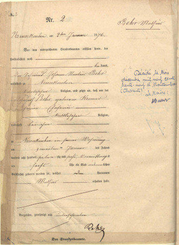 Registre des naissances 1876-1882