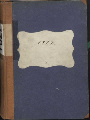 Registre d'État Civil 1822