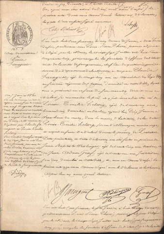 Registre d'État Civil 1860