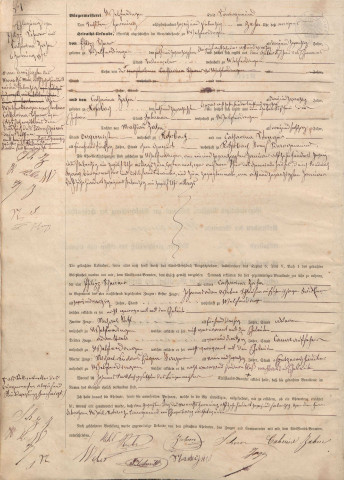 Registre des mariages 1872-1875