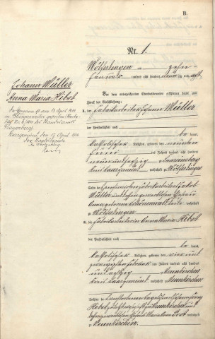 Registre des mariages 1898-1902