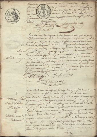 Registre d'État Civil 1821