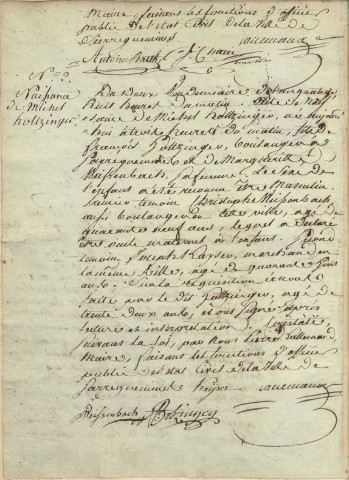 Registre d'État Civil 1806