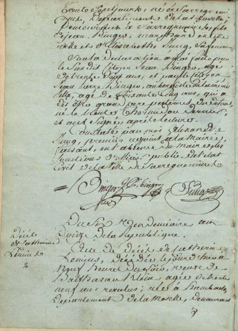 Registre d'État Civil 1803-1804