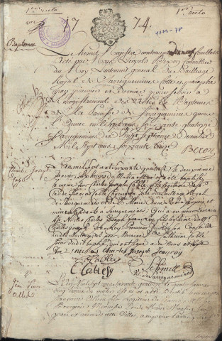 Registre 1774-1778