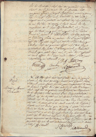 Registre d'État Civil 1838