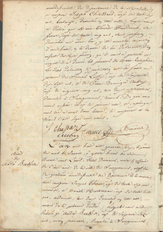 Registre d'État Civil 1846