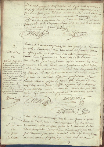 Registre d'État Civil 1825