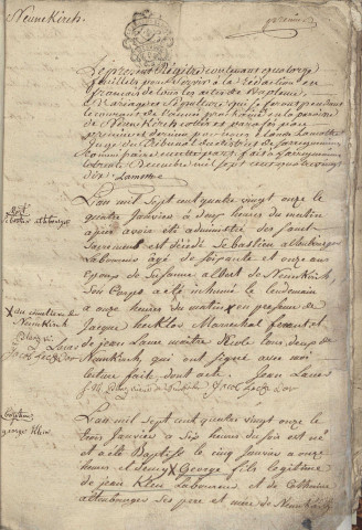 Registre d'État Civil 1791-1798