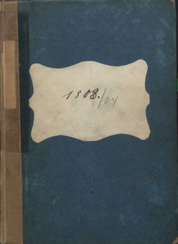 Registre d'État Civil 1803-1804