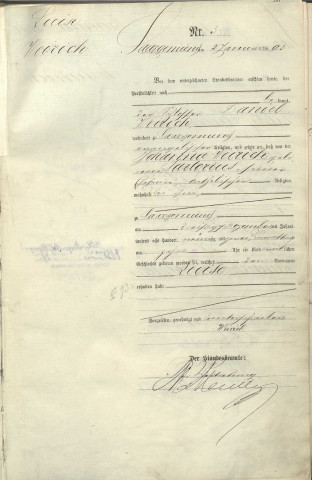 Registre des naissances 1893