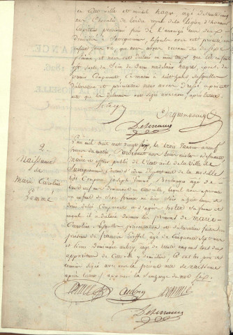 Registre d'État Civil 1826