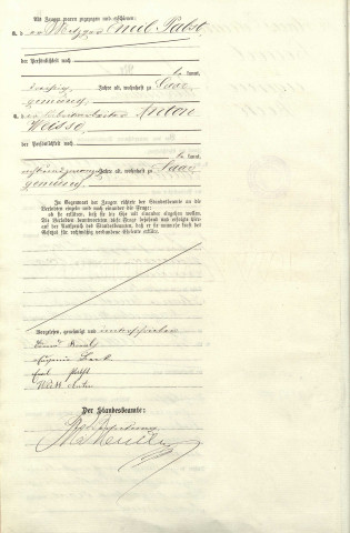 Registre des mariages 1893