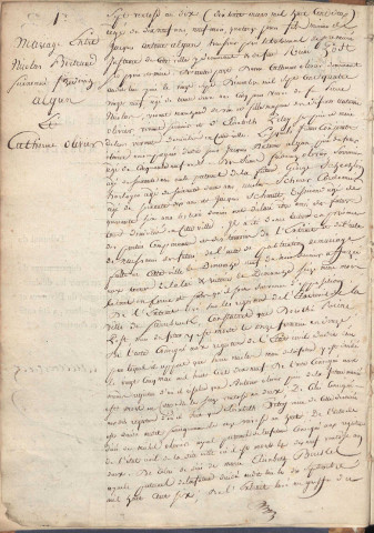 Registre d'État Civil 1822
