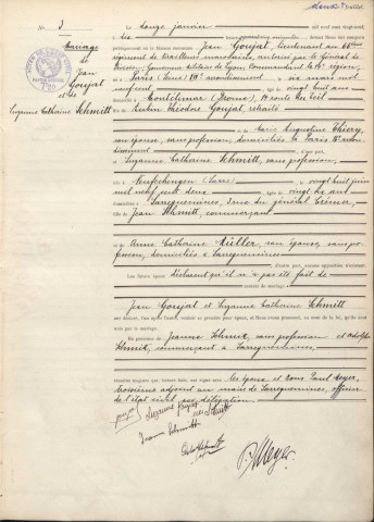 Registre des mariages 1929-1930