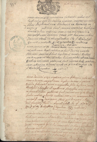 Registre de catholicité 1731-1744