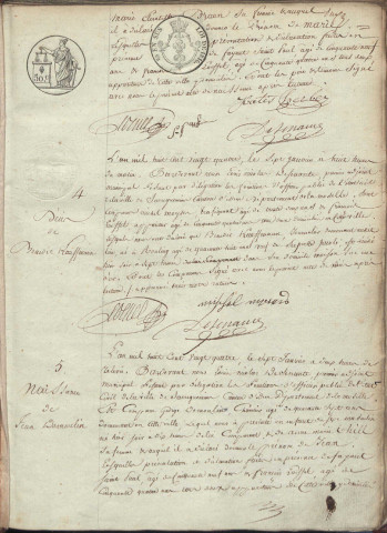 Registre d'État Civil 1824